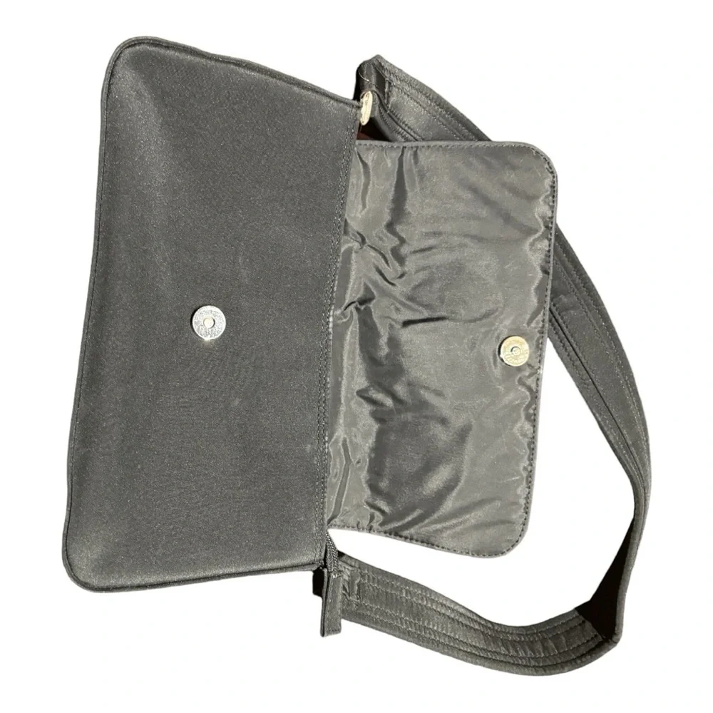 Rectangular Mini Flap Shoulder Bag Women's Black